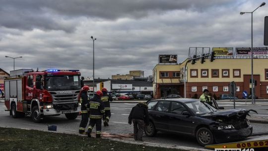 Krosno: Kolizja na skrzyżowaniu Podkarpackiej i Czajkowskiego