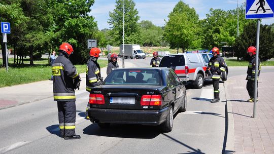 Krosno: Kolizja przed przejściem dla pieszych na Wisłoczej