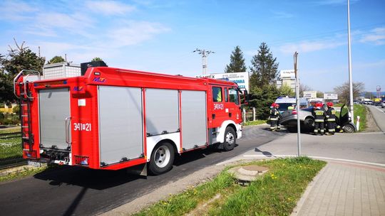 KROSNO: Mężczyzna wjechał do przydrożnego rowu