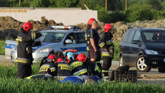 KROSNO: Pasażerka motocyklisty ranna w wypadku