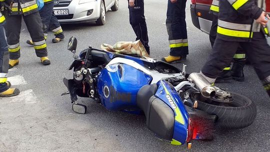 KROSNO: Pierwszy wypadek z udziałem motocykla w tym roku