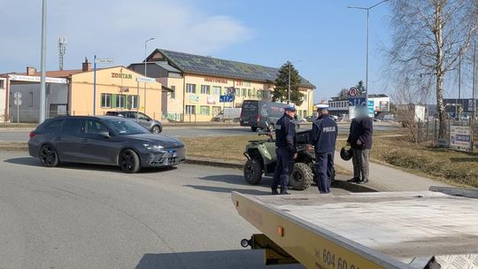 Krosno: Policjanci zatrzymali quadowca bez uprawnień. Są kolejne przypadki nielegalnej jazdy