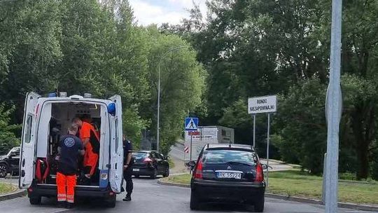 Krosno. Potrącenie przed Rondem Niezapominajki