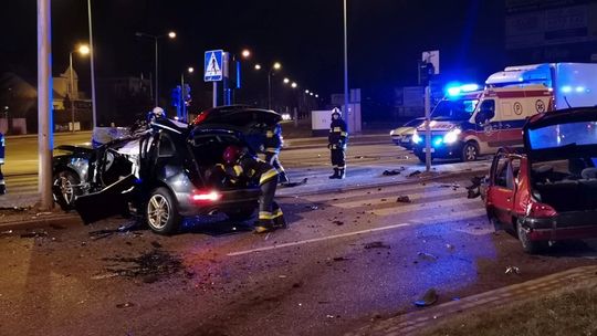 KROSNO: Poważny wypadek na skrzyżowaniu