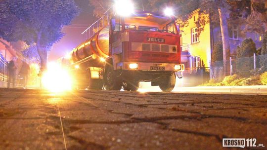 Krosno: Pożar budynku przy ul. Nad Lubatówką - aktualizacja