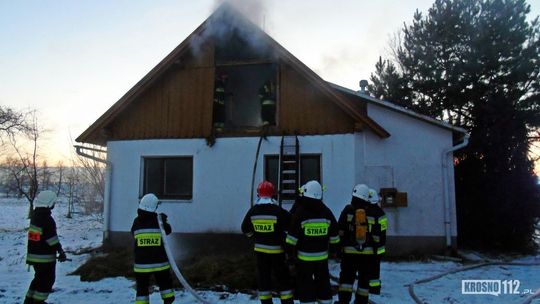 KROSNO: Pożar opuszczonego domu