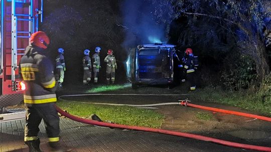 ? Krosno. Pożar samochodu przy Zręcińskiej