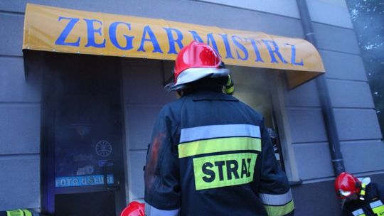 KROSNO: Pożar sklepu Zegarmistrza. Doszło tam do kradzieży?