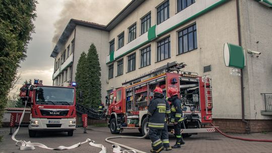 KROSNO: Pożar w budynku banku. Ewakuowano pracowników