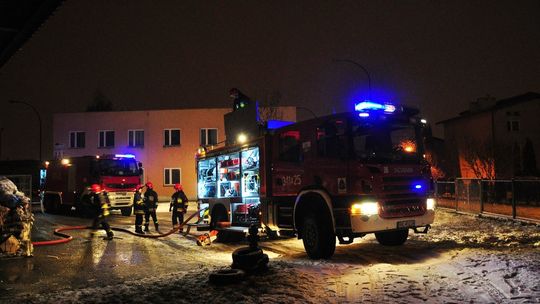 Krosno: Pożar w hali produkcyjnej