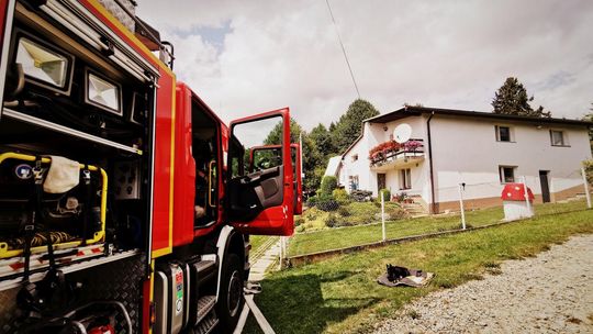 ? Krosno. Pożar w jednym z domów przy Zielonej