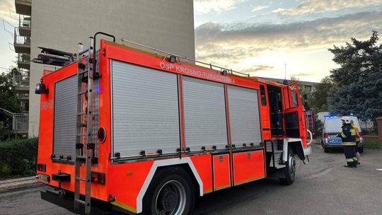 Krosno. Pożar w jednym z mieszkań bloku przy Wieniawskiego