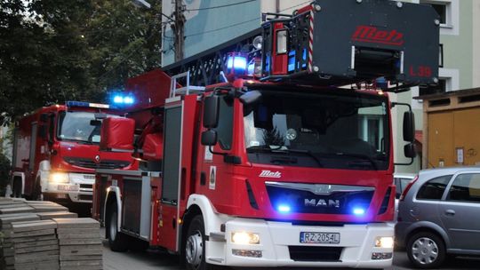 KROSNO: Pożar w łazience. Interweniował pluton gaśniczy
