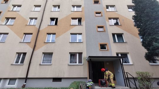KROSNO: Pożar w mieszkaniu przy ulicy Batorego