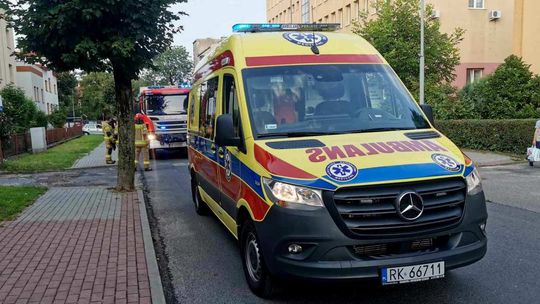 Krosno. Stracił panowanie nad motocyklem i upadł na jezdnię [AKTUALIZACJA]