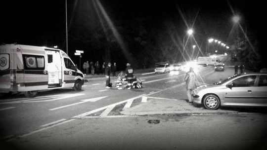 KROSNO: Wypadek na Krakowskiej. Nie żyje motocyklista