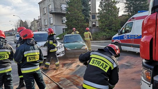 KROSNO: Wypadek na skrzyżowaniu. Jedna osoba ranna
