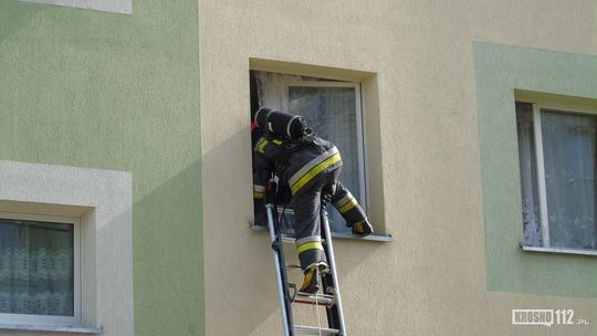 Krosno: Zadymienie w bloku przy Wróblewskiego