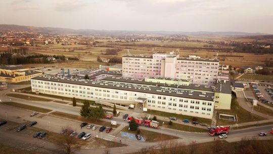 KROSNO: Zagrożenie w szpitalu. Strażacy ruszyli na ratunek
