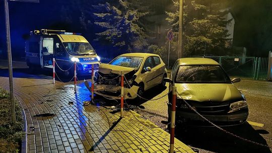 KROSNO: Zderzenie dwóch pojazdów na ulicy Popiełuszki