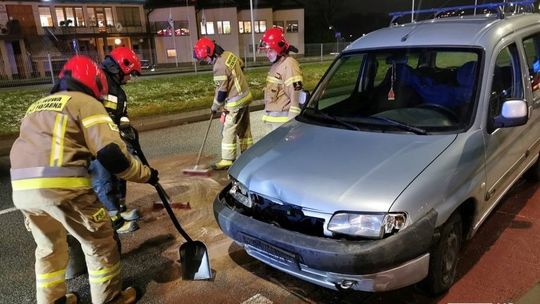 ? Krosno: Zderzenie dwóch samochodów na ul. Bieszczadzkiej