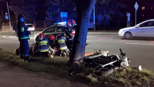 KROSNO: Zderzenie motocyklisty z autem osobowym [AKTUALIZACJA]