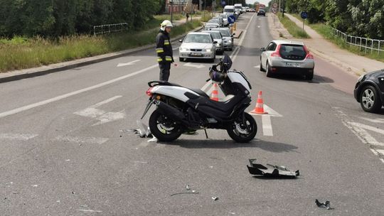 ? Krosno: Zderzenie toyoty i motocykla na skrzyżowaniu ulic Krakowskiej i Konopnickiej