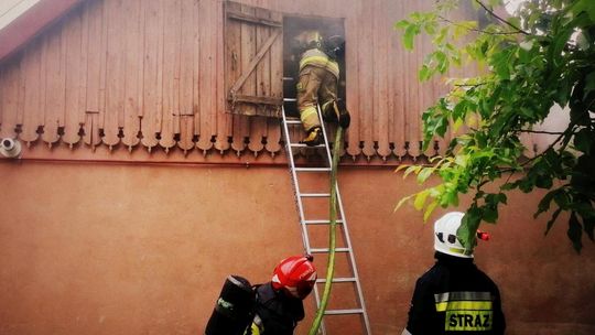 ? Łężany. Pożar budynku mieszkalnego