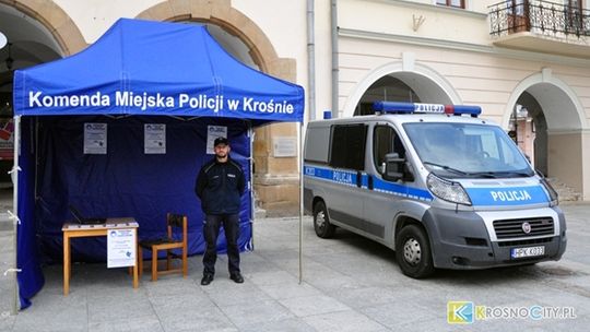"Mapa zagrożeń" Policja do końca września odpowie na wasze pytania na rynku w Krośnie