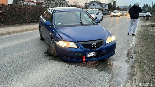 Mazda i Audi zderzyły się na Krośnieńskiej w Świerzowej Polskiej
