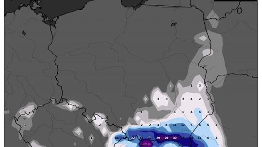 ? Meteo Krosno: Do piątku opady śniegu. W niektórych miejscach spadnie nawet 30 centymetrów