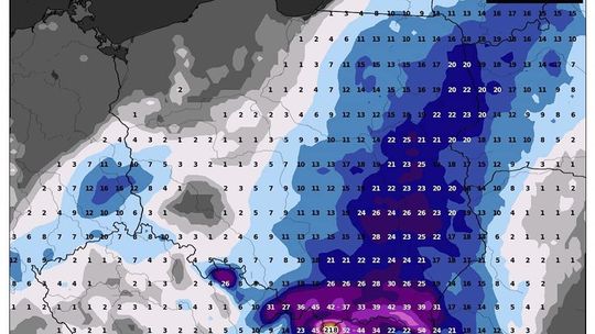 Meteo Krosno: Kolejna dostawa śniegu. Na drogach możliwy paraliż