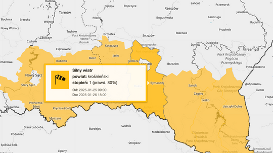 Meteo Krosno ostrzega. Przez najbliższe kilka dni będzie bardzo wietrznie