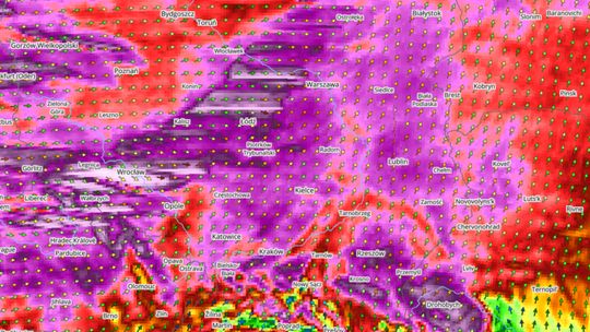 ? Meteo-Krosno.pl: Silne porywy wiatru i obfite opady deszczu