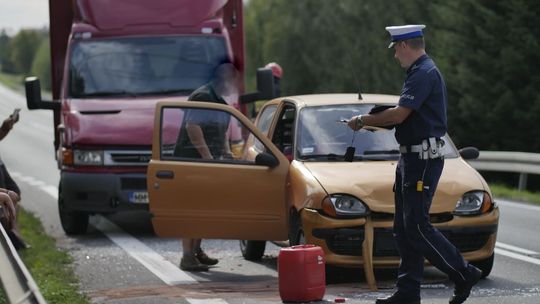 MIEJSCE PIASTOWE: Jedna osoba ranna w kolizji na DK19