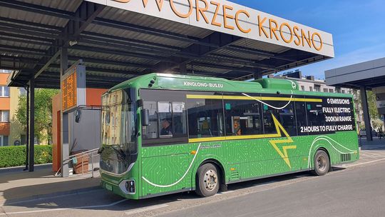 Miejska Komunikacja Samochodowa w Krośnie testowała chiński autobus elektryczny