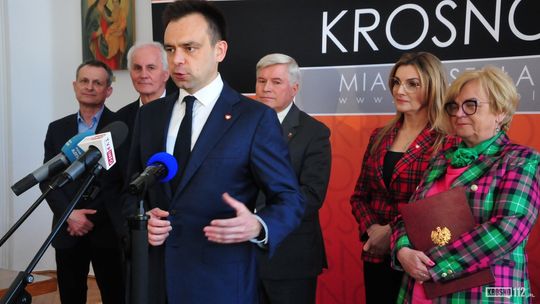 Minister Andrzej Domański w Krośnie: "Finanse samorządów będą większe"