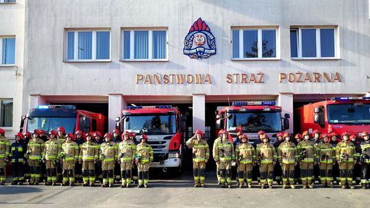 Minuta ciszy dla poległych strażaków z Ukrainy