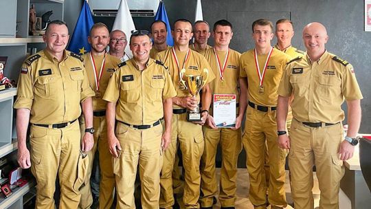 Mistrzowie Polski z Krosna spotkali się z Podkarpackim Komendantem Wojewódzkim