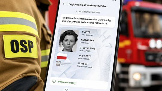 mLegitymacja OSP już działa. Strażacy ratownicy dostaną cyfrowe legitymacje w mObywatelu