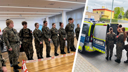 Młodzież z Rymanowa poznała kulisy pracy krośnieńskich policjantów