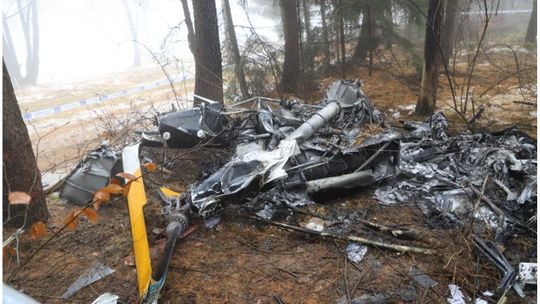 Jest wstępny raport o katastrofie śmigłowca pod Rzeszowem