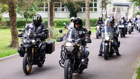 Edukacyjny Rajd Motocyklowy śladami generała Maczka wystartował z Krosna