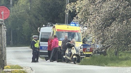 Motocyklista przewrócił się na Jasnej w Krośnie. 69-latek trafił do szpitala