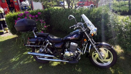 Motocyklista ranny. Zdarzenie w Łękach Strzyżowskich