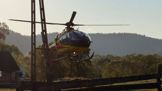 Mszana. Mimo reanimacji starszej kobiety nie udało się uratować jej życia