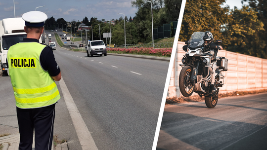 Na jednym kole przez Krosno. Surowa kara dla 31-latka