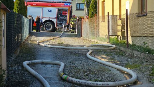 Nadole. Pożar budynku gospodarczego. Sytuacja szybko opanowana