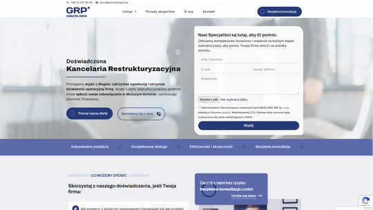 Kancelaria restrukturyzacyjna GRP