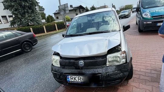 Najechanie na Al. Jana Pawła II w Krośnie